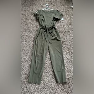 Calvin Klein NWT jumpsuit, color Army Green, size 4
